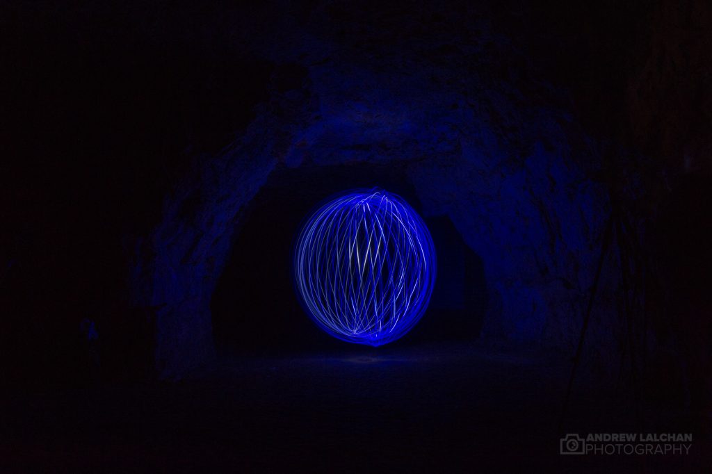 Chislehurst Caves - Light painting