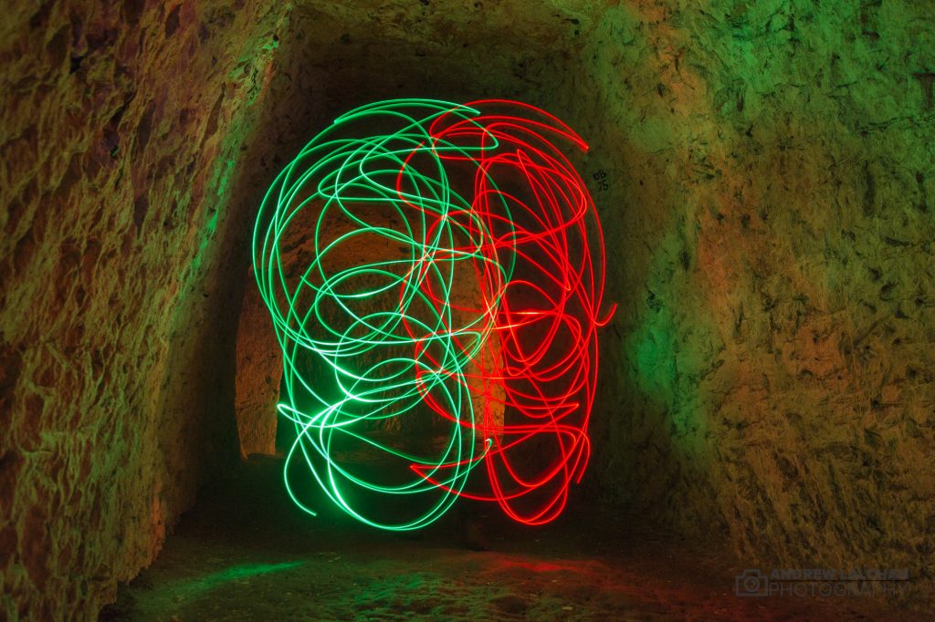 Chislehurst Caves - light painting