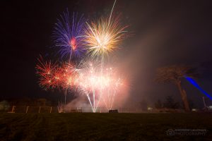 Fireworks in Cassiobury Park