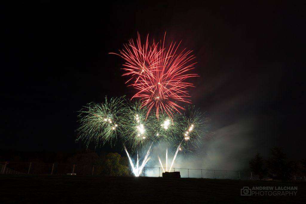 Fireworks in Cassiobury Park