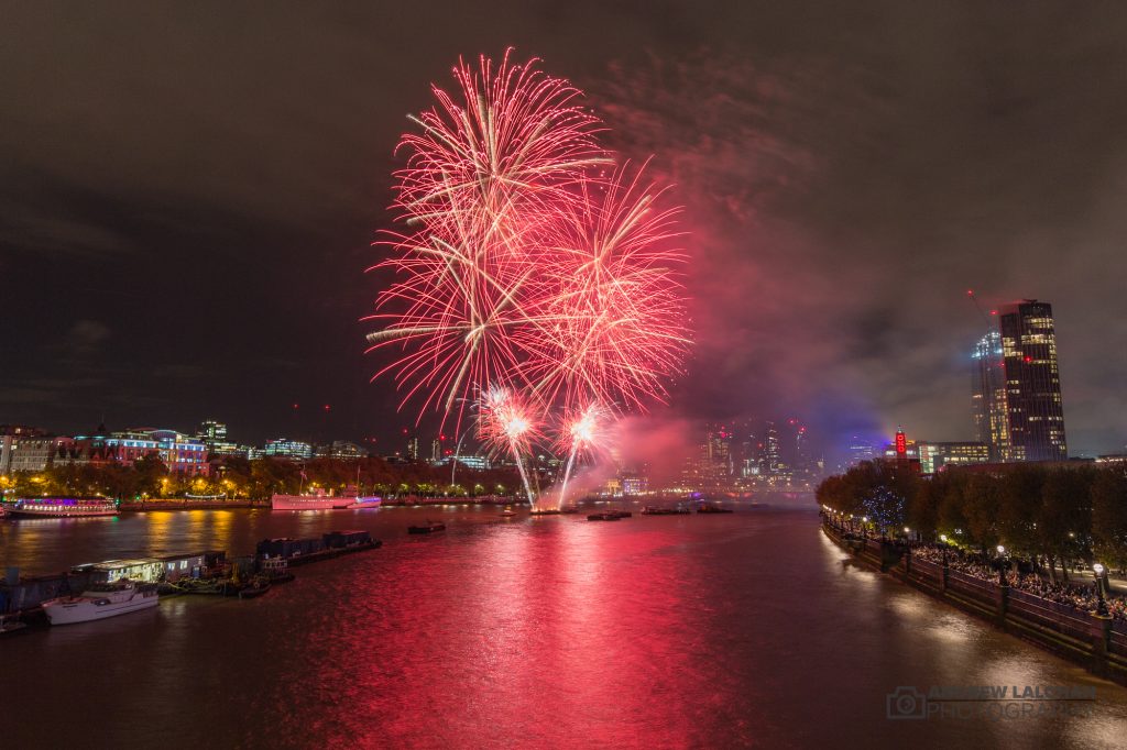 Lord Mayors Show Fireworks