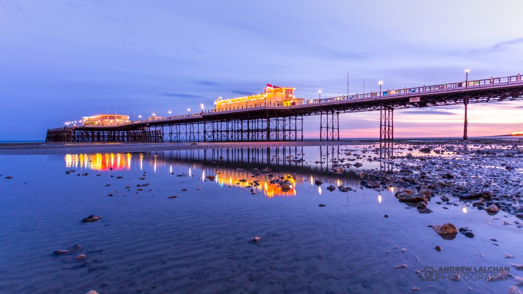 Sunset on Worthing Beach