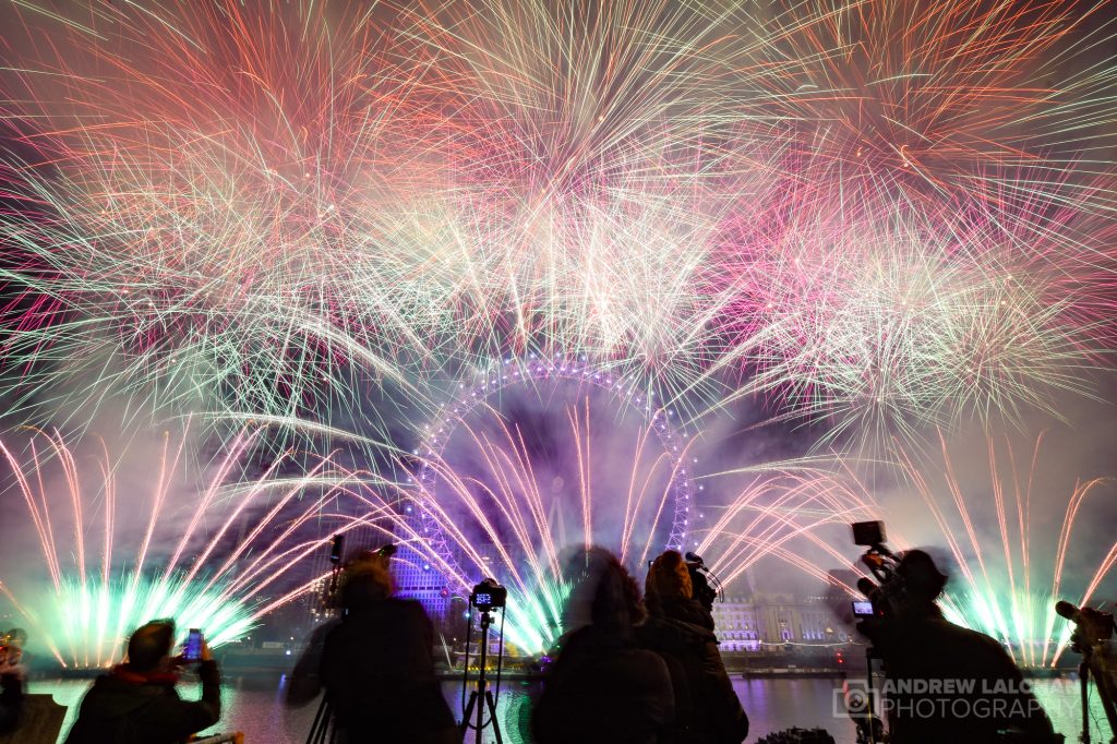 Fireworks in London