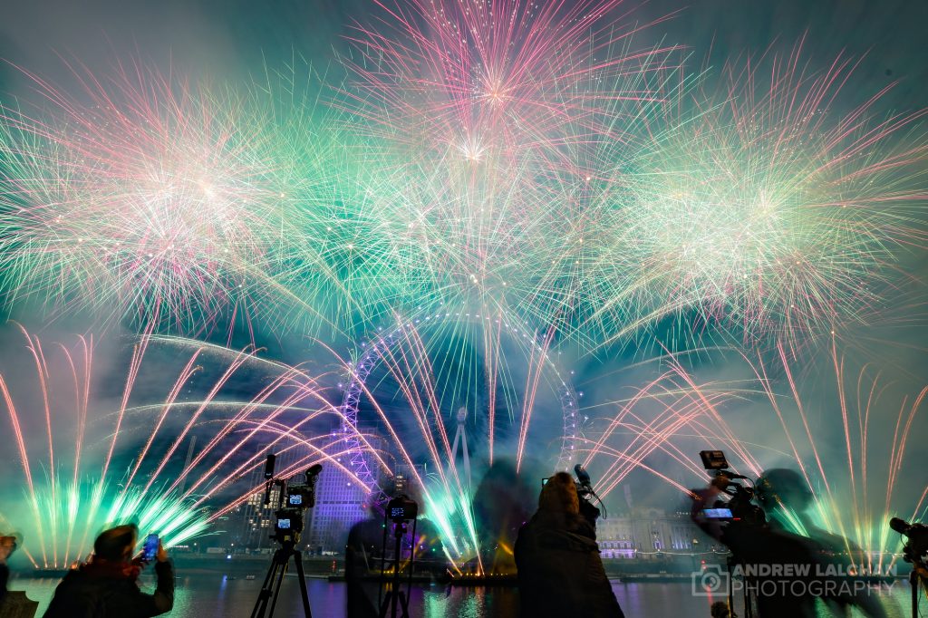 Fireworks in London