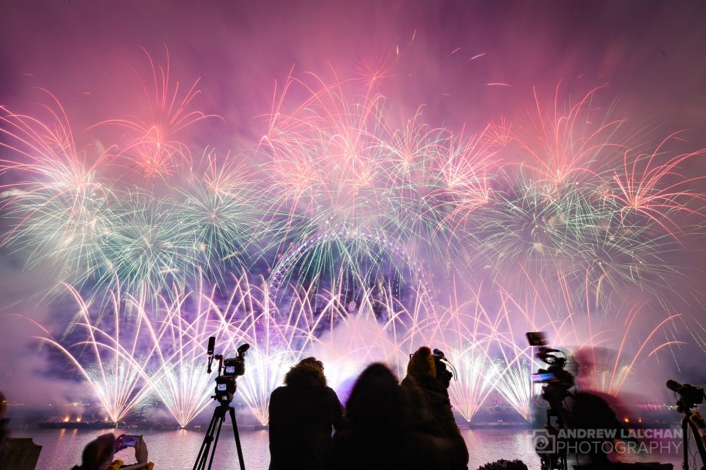 Fireworks in London