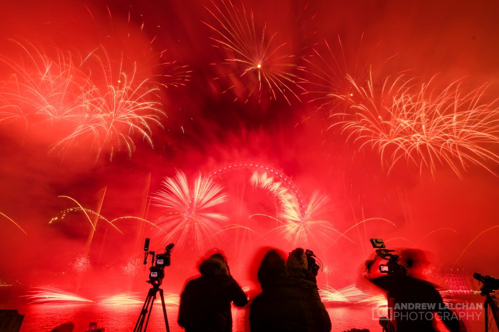 Fireworks in London