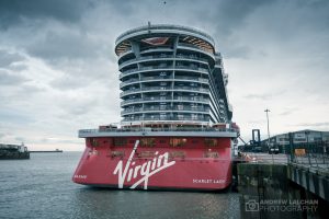 Scarlet Lady docked in Dover