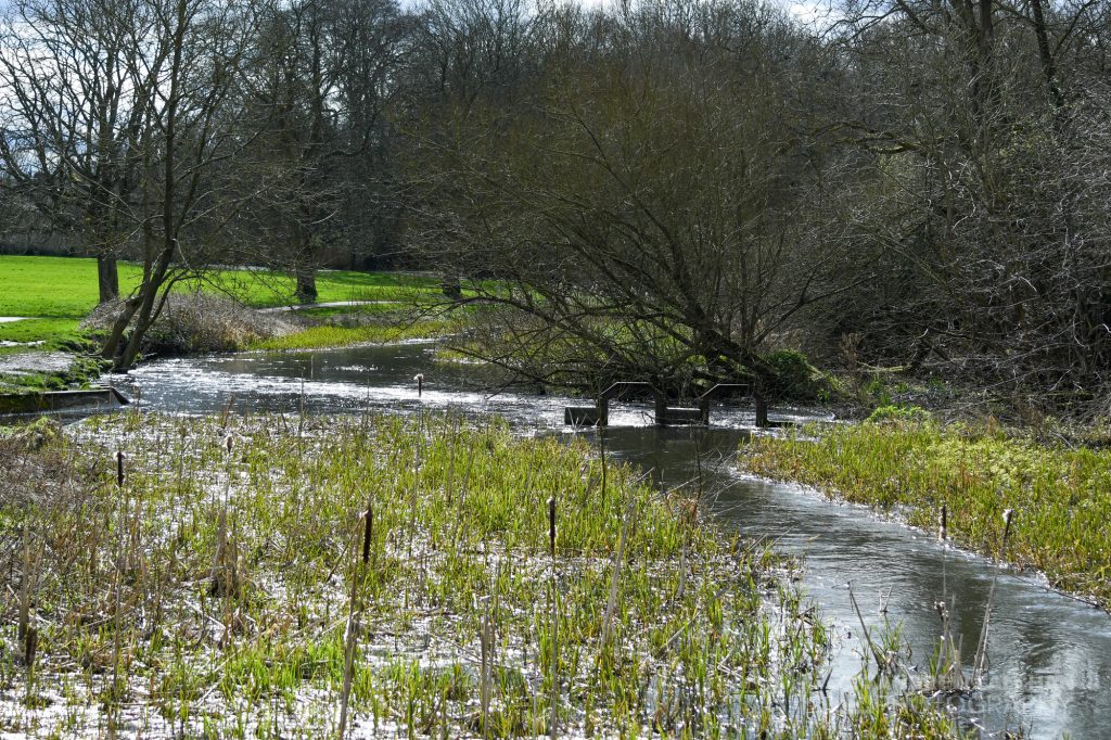 River Gade over flowing its banks