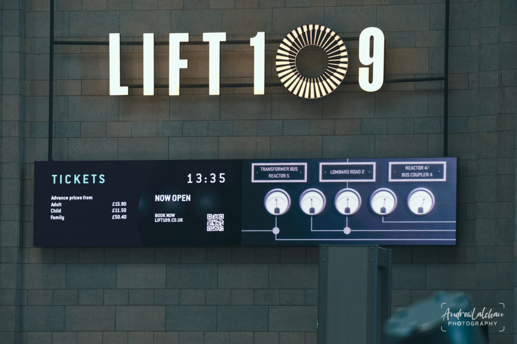 Lift 109 at Battersea Power Station
