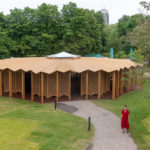 Serpentine Pavilion created by Lina Ghotmeh