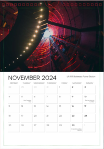 Photographic Calendar 2024 - November