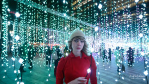 Canary Wharf Winter Lights 2024 with Julia