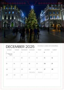 Calendar December - 2025