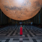Luke Jerram’s Mars in the Painted Hall, London, UK
