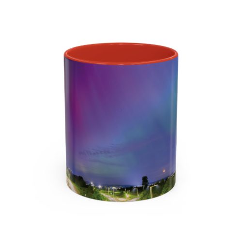 "Aurora Dreams" Mug – A Celestial Glow in Every Sip - Accent Coffee Mug (11, 15oz) - Image 13