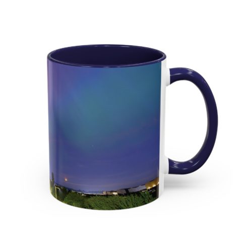 "Aurora Dreams" Mug – A Celestial Glow in Every Sip - Accent Coffee Mug (11, 15oz) - Image 6
