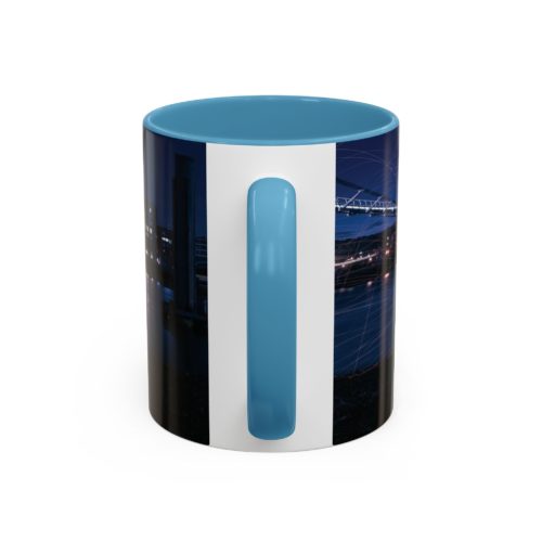 "City Sparks" Mug – London’s Night Lights in Motion - Accent Coffee Mug (11, 15oz) - Image 20