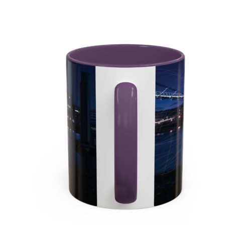 "City Sparks" Mug – London’s Night Lights in Motion - Accent Coffee Mug (11, 15oz) - Image 28