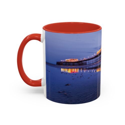 "Twilight Reflections" Mug – Coastal Serenity in Every Sip - Accent Coffee Mug (11, 15oz) - Image 15