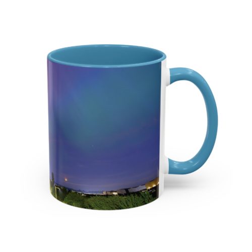 "Aurora Dreams" Mug – A Celestial Glow in Every Sip - Accent Coffee Mug (11, 15oz) - Image 18