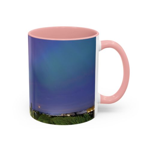 "Aurora Dreams" Mug – A Celestial Glow in Every Sip - Accent Coffee Mug (11, 15oz) - Image 10