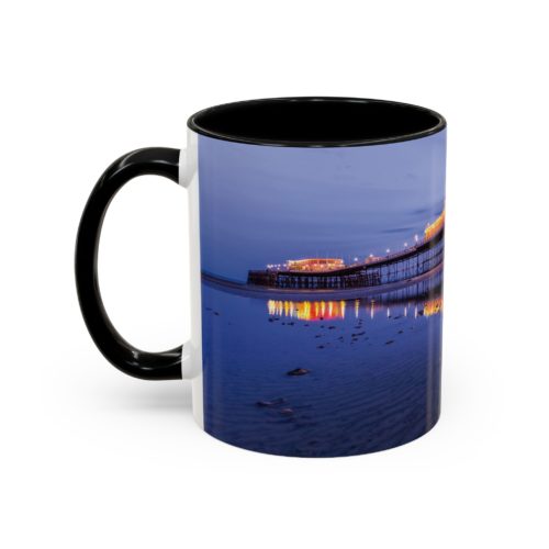 "Twilight Reflections" Mug – Coastal Serenity in Every Sip - Accent Coffee Mug (11, 15oz) - Image 3