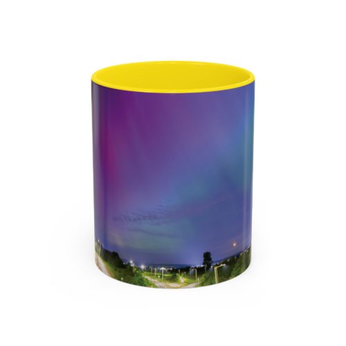 "Aurora Dreams" Mug – A Celestial Glow in Every Sip - Accent Coffee Mug (11, 15oz) - Image 29