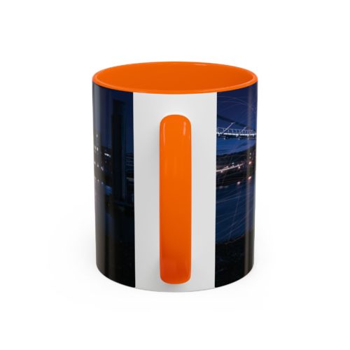 "City Sparks" Mug – London’s Night Lights in Motion - Accent Coffee Mug (11, 15oz) - Image 24