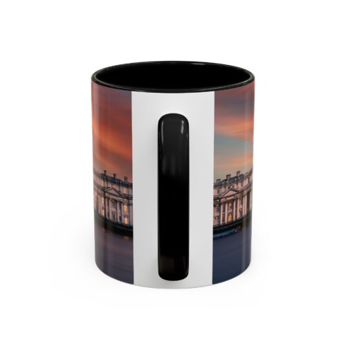 "Greenwich" Sky Mug – Sunset on the Thames at Greenwich - Accent Coffee Mug (11, 15oz) - Image 4