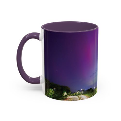 "Aurora Dreams" Mug – A Celestial Glow in Every Sip - Accent Coffee Mug (11, 15oz) - Image 27