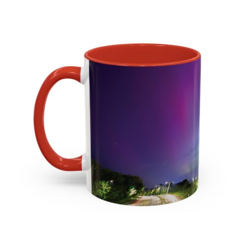 "Aurora Dreams" Mug – A Celestial Glow in Every Sip - Accent Coffee Mug (11, 15oz) - Image 15