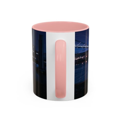 "City Sparks" Mug – London’s Night Lights in Motion - Accent Coffee Mug (11, 15oz) - Image 12