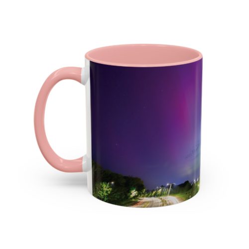 "Aurora Dreams" Mug – A Celestial Glow in Every Sip - Accent Coffee Mug (11, 15oz) - Image 11