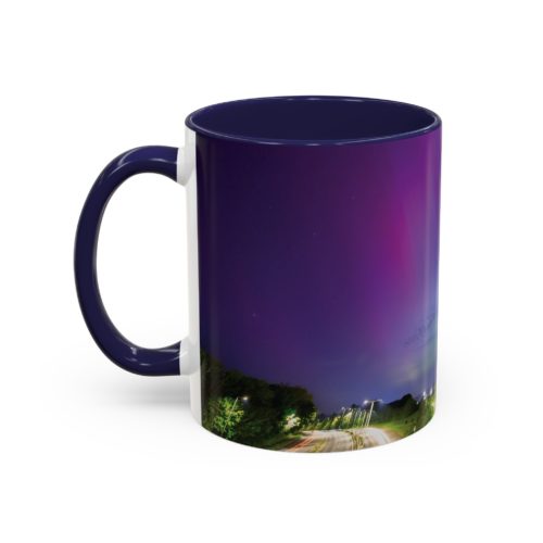 "Aurora Dreams" Mug – A Celestial Glow in Every Sip - Accent Coffee Mug (11, 15oz) - Image 7