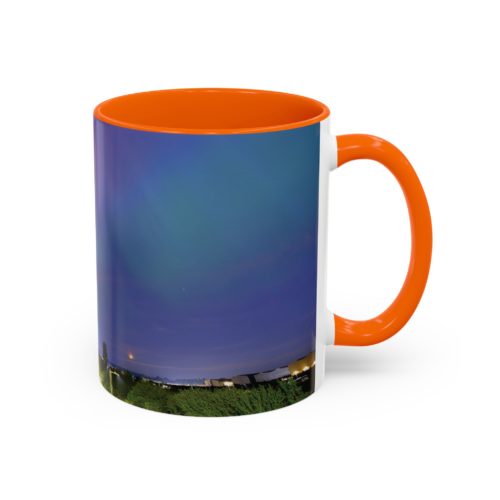 "Aurora Dreams" Mug – A Celestial Glow in Every Sip - Accent Coffee Mug (11, 15oz) - Image 22