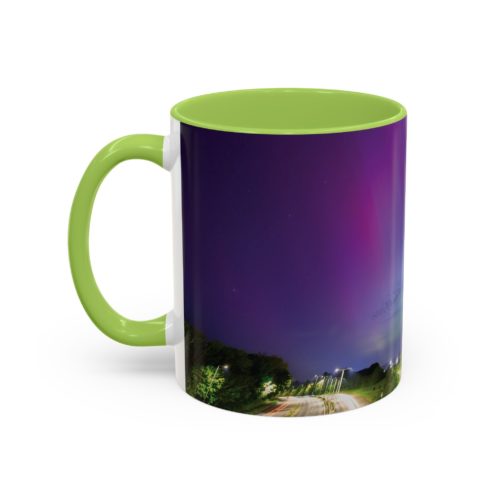 "Aurora Dreams" Mug – A Celestial Glow in Every Sip - Accent Coffee Mug (11, 15oz) - Image 35