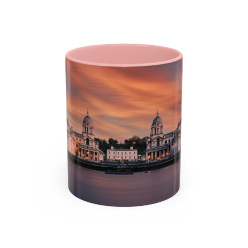 "Greenwich" Sky Mug – Sunset on the Thames at Greenwich - Accent Coffee Mug (11, 15oz) - Image 9