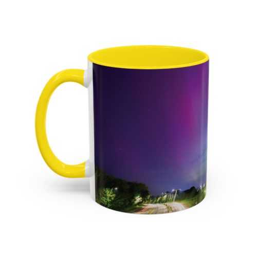 "Aurora Dreams" Mug – A Celestial Glow in Every Sip - Accent Coffee Mug (11, 15oz) - Image 31