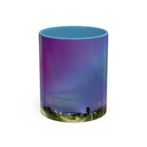 "Aurora Dreams" Mug – A Celestial Glow in Every Sip - Accent Coffee Mug (11, 15oz) - Image 17