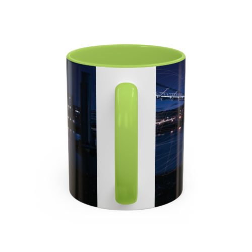 "City Sparks" Mug – London’s Night Lights in Motion - Accent Coffee Mug (11, 15oz) - Image 36