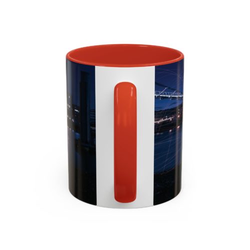 "City Sparks" Mug – London’s Night Lights in Motion - Accent Coffee Mug (11, 15oz) - Image 16